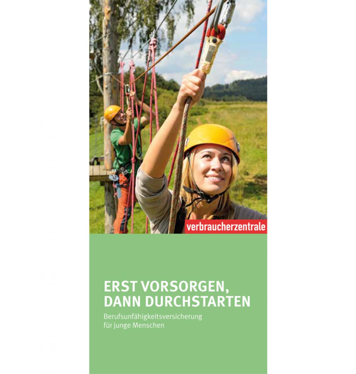 Flyer Versicherungen Verbraucherzentrale Niedersachsen