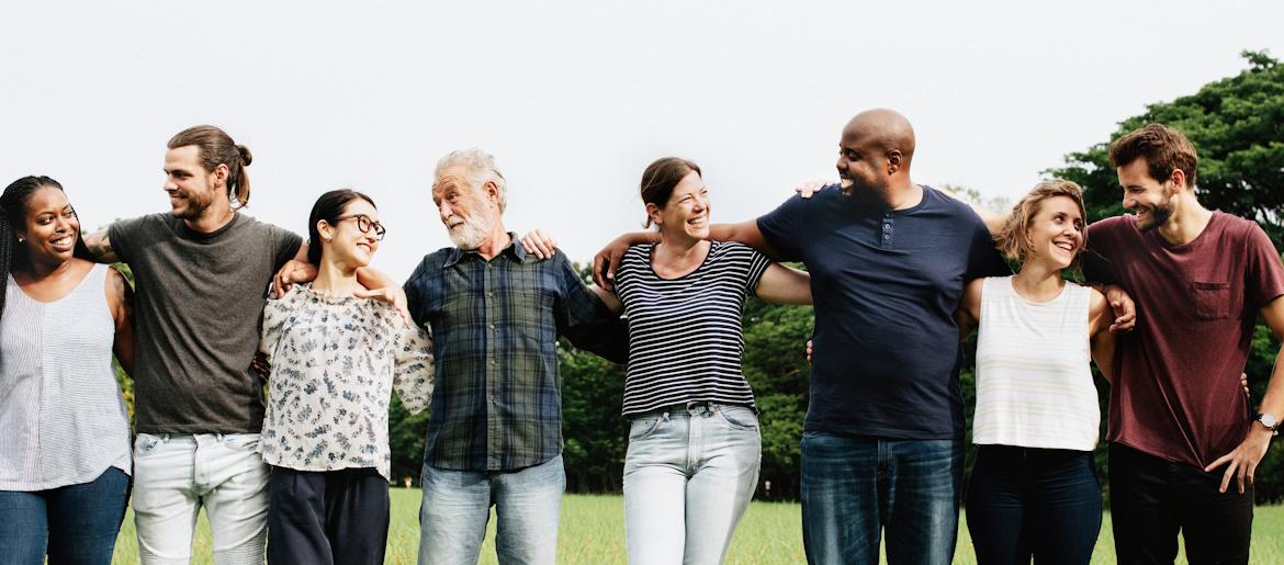 Menschen divers zu Sammelklage, gemeinsam klagen