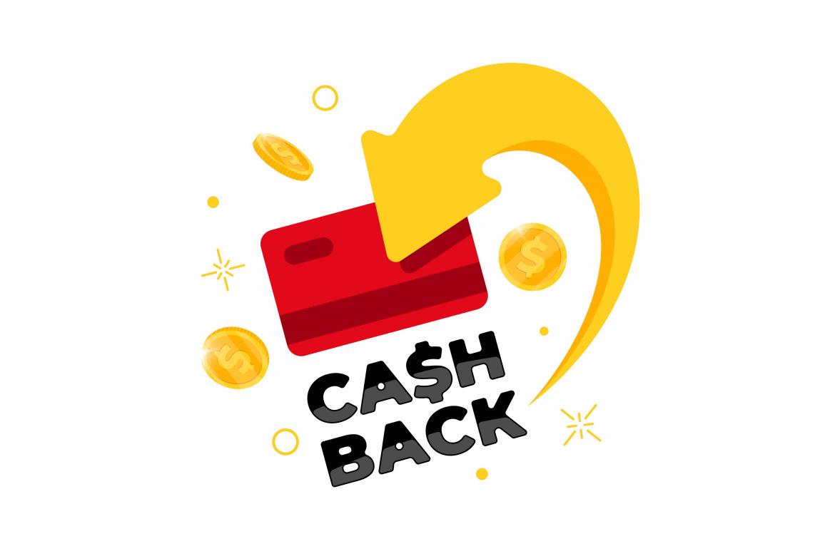 Cashback Schriftzug 