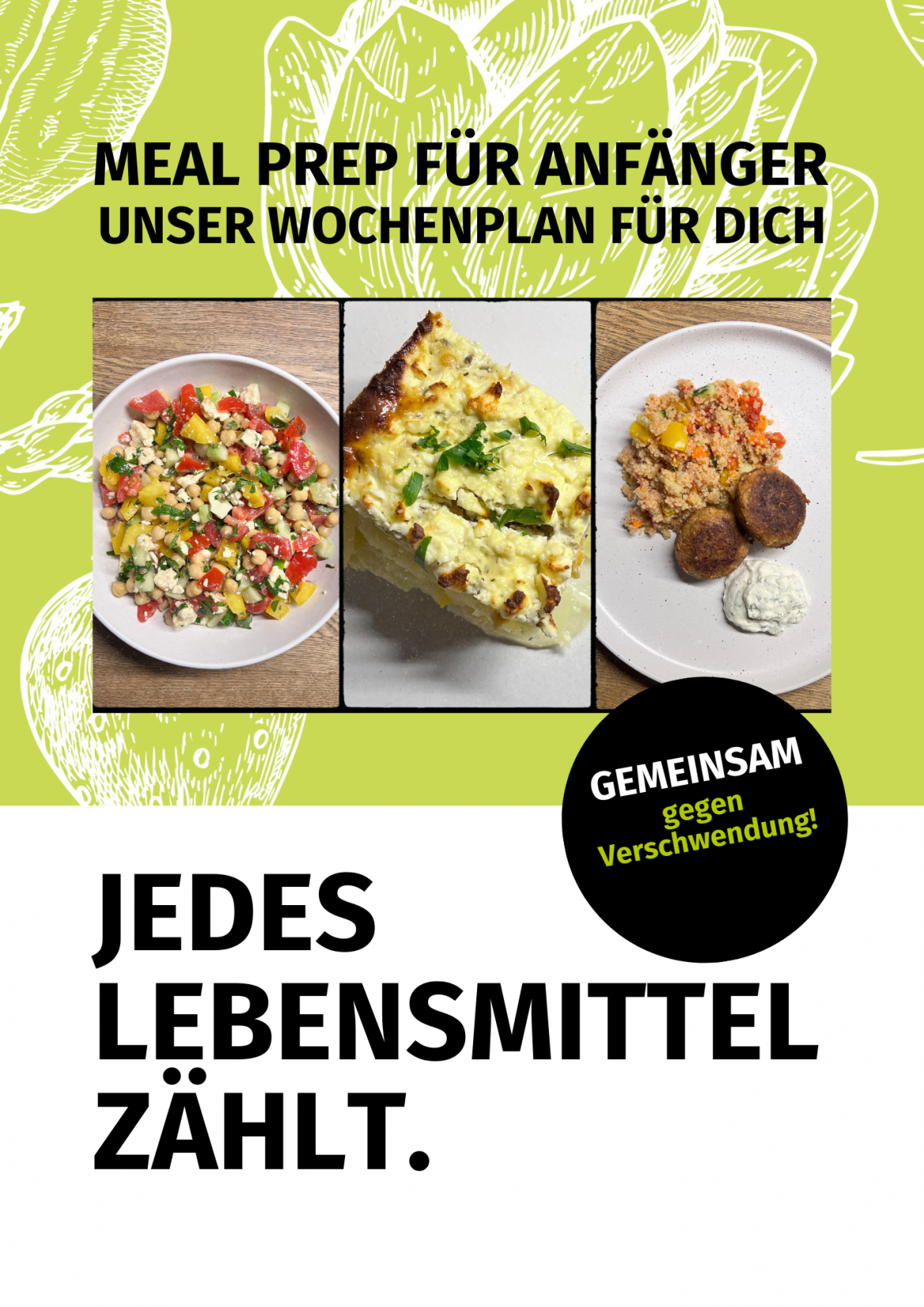 Wochenplan für Meal Prep