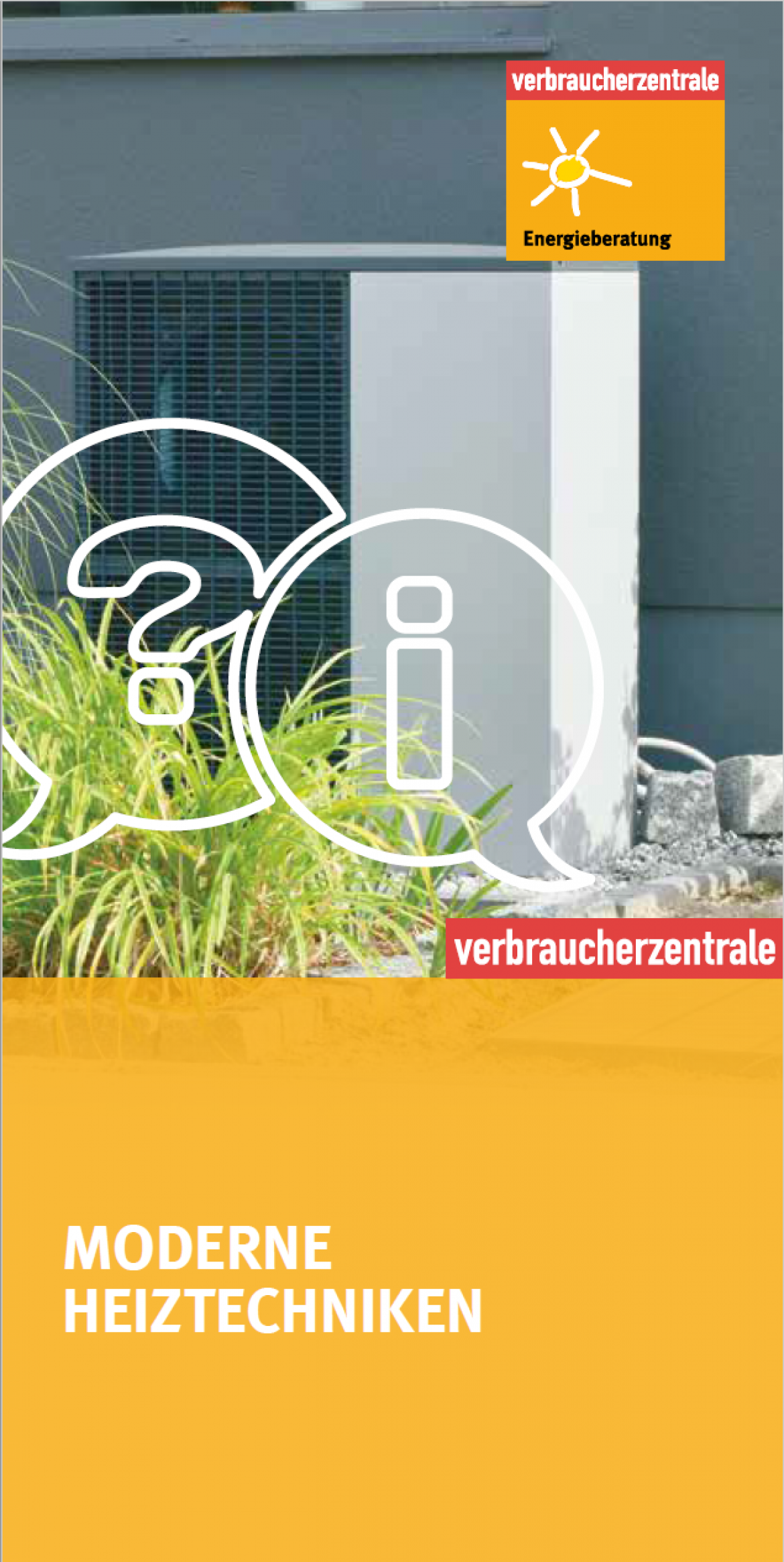 Energieberatung der Verbraucherzentrale - Moderne Heiztechnik Flyer