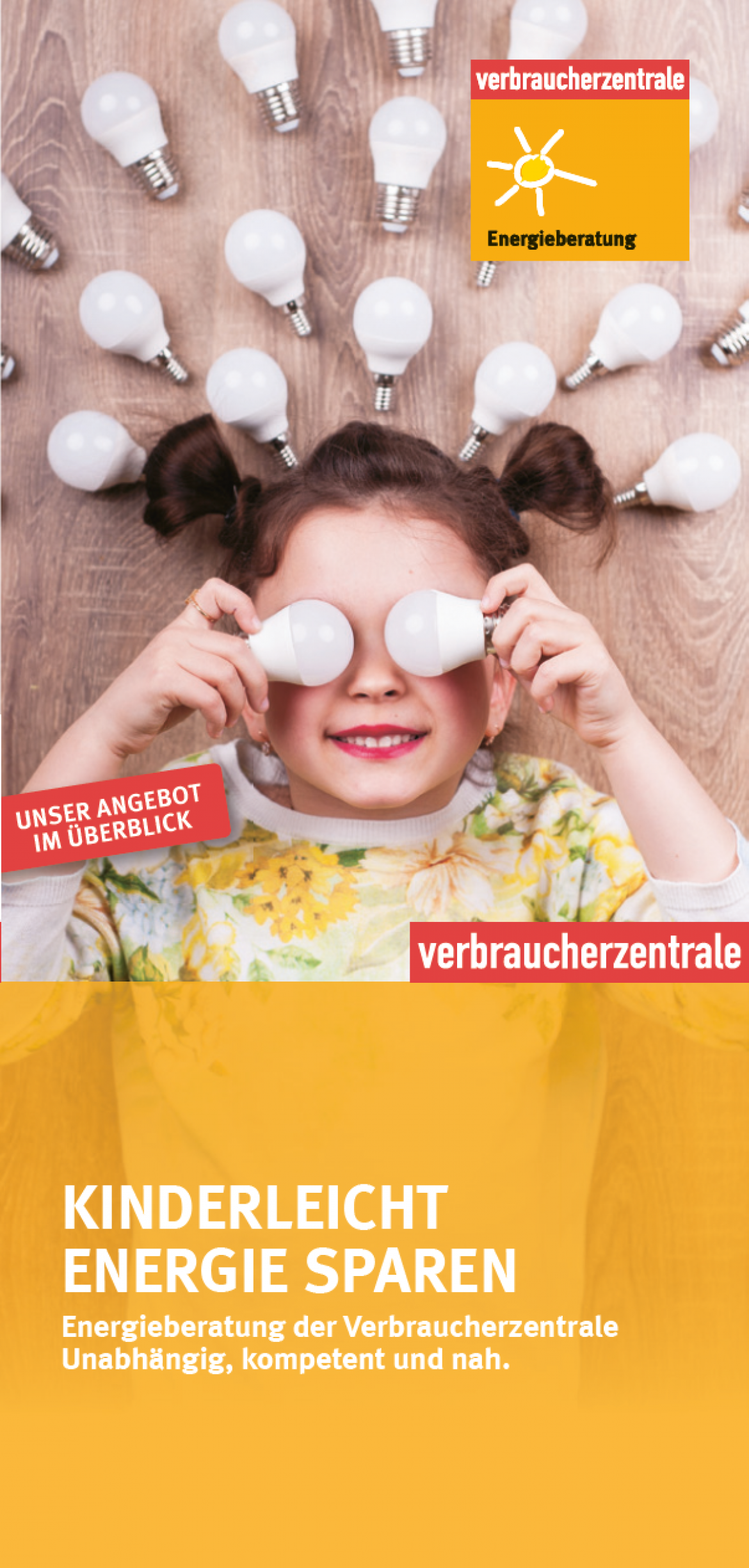 Energieberatung der Verbraucherzentrale - Unser Angebot Flyer